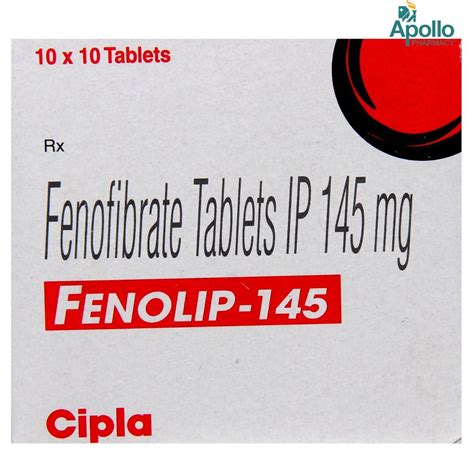 Fenolip 145 Tablet 10's Price, Uses, Side Effects, Composition - Apollo ...