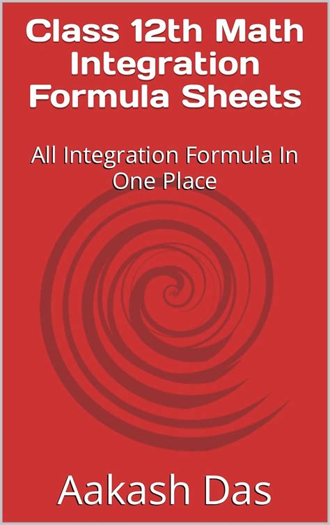 Image result for Integration Formula Sheet Class 12