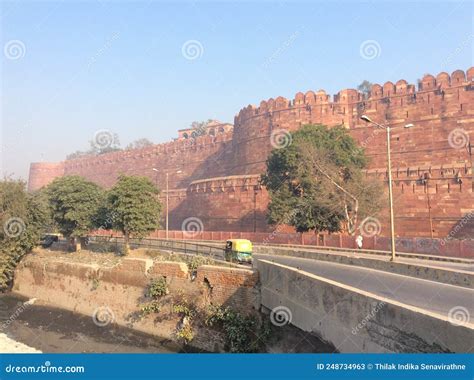 Red Fort - Agra - Lal Qila. (1565-1573) . India . Stock Image - Image ...