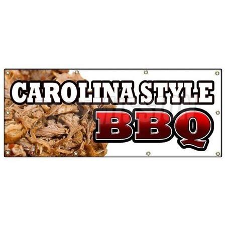 Signmission CAROLINA STYLEBBQ BANNER SIGN beef brisket ribs pork ...
