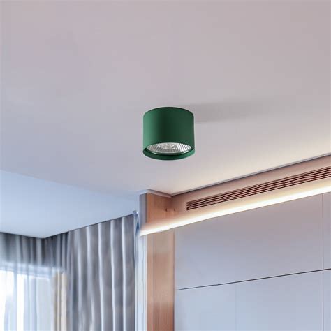 Deckenstrahler Chloe starr, grün | Lampenwelt.de