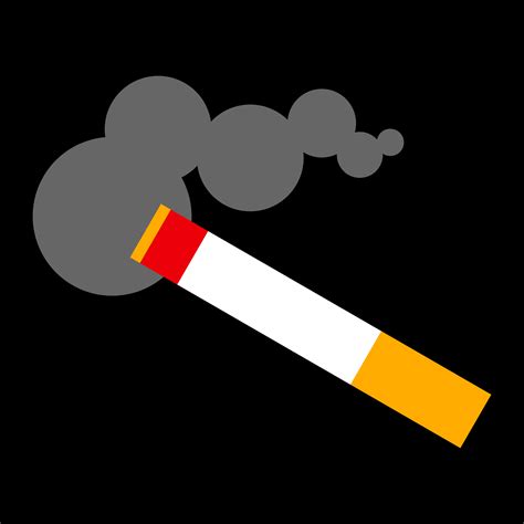 Cigarette smoking vector illustration 552999 Vector Art at Vecteezy