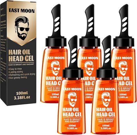 2 in 1 Hair Wax Gel with Comb-Men Hair Styling Gel with Comb, 2-in-1 ...