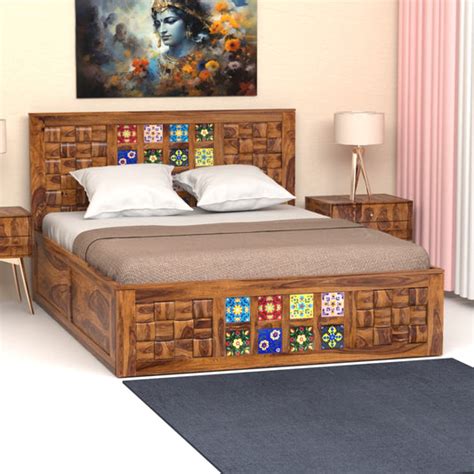 Buy Solid Wood Beds Online | With or Without Storage | Up to 40% Off ...