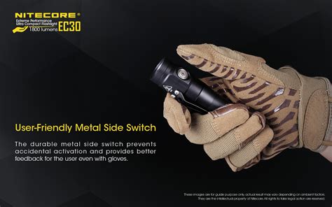 Nitecore EC30 1800 Lumens High Outpout EDC LED Flashlight, Nitecore ...