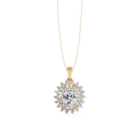 Statement Diamond Pendant Necklace – ONYA