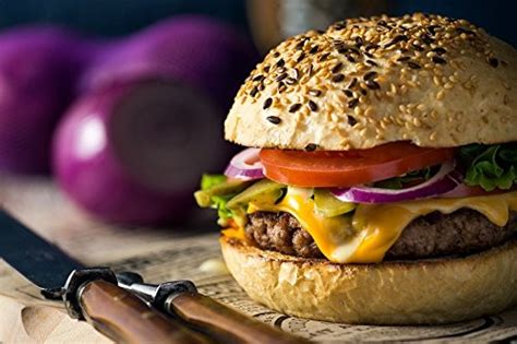 Buy Chicago Steak Company - 22 Half Pound Premium Beef Steak Burgers ...