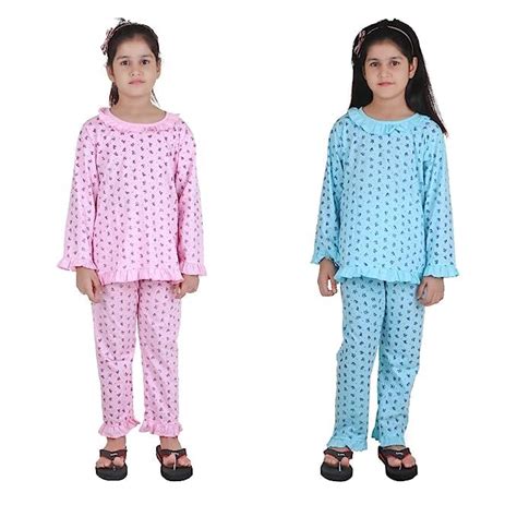 Buy PARI Lifestyle Cutiepie Trendy Girls Clothing Night Wear Pack of 2 ...