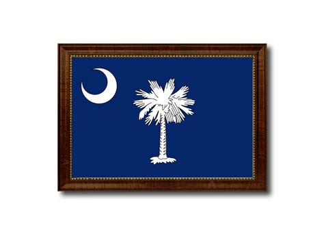 South Carolina State Flag Canvas Print, 19"x27" - Traditional - Prints ...