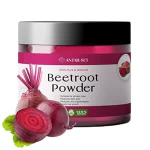 Antar-Sci 100% Pure & Natural Beetroot Powder for Face | Lips | Hair ...