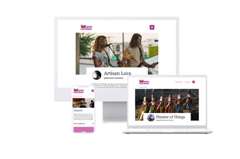 OpenCulturas: arts + culture portal software for regional marketing