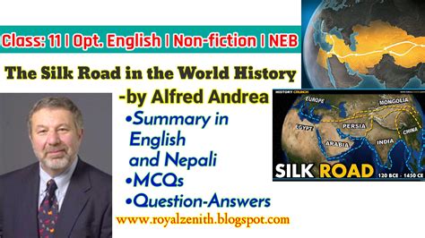 The Silk Road in the World History by Alfred Andrea || Summary and ...