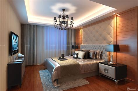 经典90平米三室一厅室内卧室装修效果图_装信通网效果图