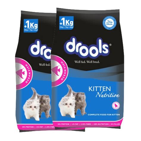 Buy Drools Ocean Fish Kitten Dry Food Online in India | Supertails