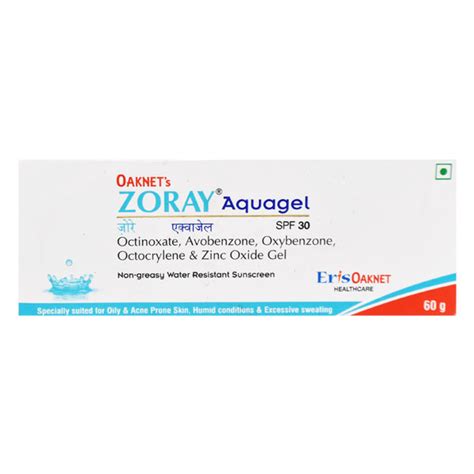 Zoray Aquagel SPF 30 - 60gm - Cureka - Online Health Care Products Shop