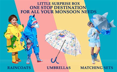 Little Surprise Box Waterproof Flexible Rubber Rain Gumboots for Kids ...