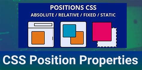 Image result for CSS Position Properties