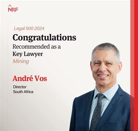Christina Pretorius on LinkedIn: Congratulations Andre Vos! A great ...