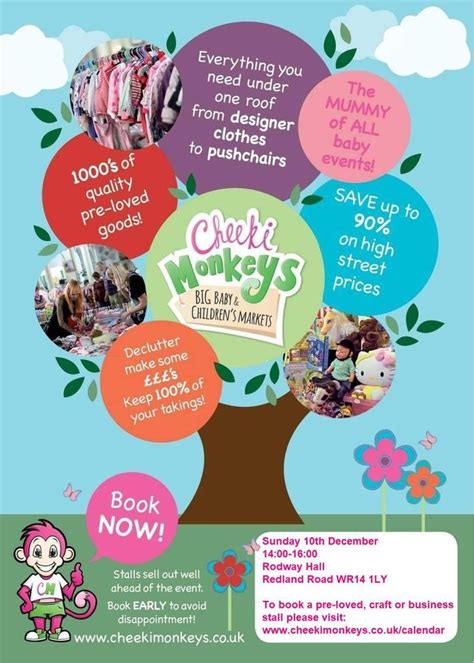 Cheeki monkeys market - MALVERN, Malvern Rodway hall scout hut, Redland ...