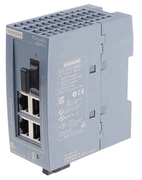 6GK5004-1BD00-1AB2 Siemens | Siemens SCALANCE Series DIN Rail Mount ...