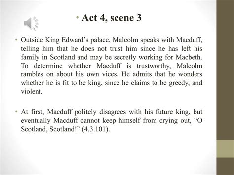 Macbeth Act 1 Scene 4