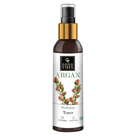 Buy Good Vibes Argan Hydrating Toner 120 ml, Hydrating Soothing Light ...