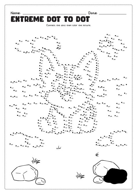 Extreme Dot To Dot Printables 1000 Dots