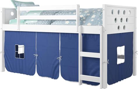 Donco Kids 780A-Tw-Blue Circles Low Loft Bed With India | Ubuy