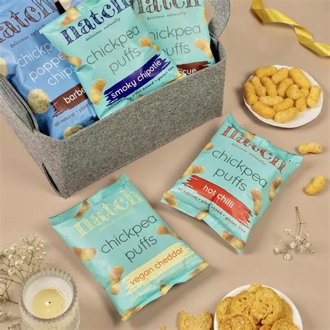 Natch Chickpea Puffs & Popped Chips Variety Pack, Popped Chips Barbecue ...