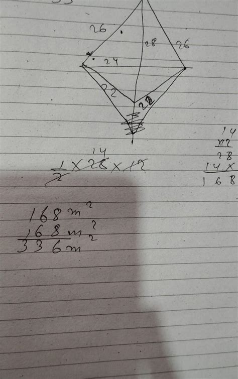 2.A park is in the shape of a quadrilateral. Two adjacent sides are 26 ...