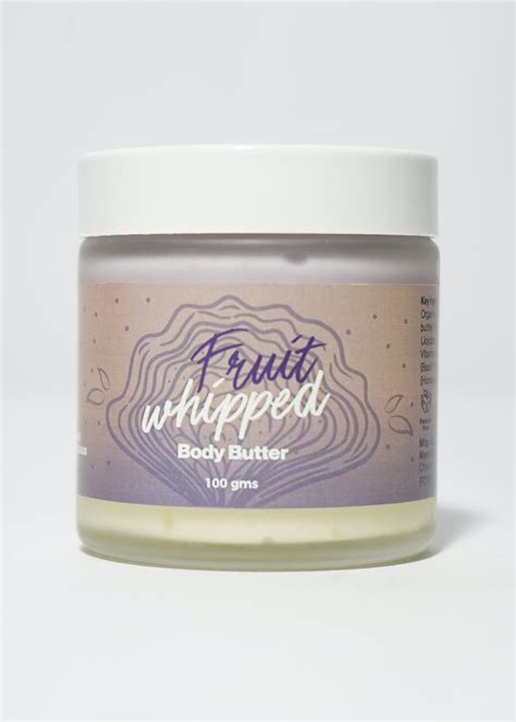 Get Fruit Whipped Body Butter - Blackberry & Mango (100gm) at ₹ 650 ...