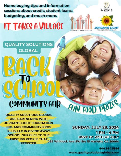 FREE School Supplies & Back to School Community Fair, 4033 Louise St ...