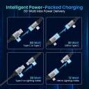 Portronics Type C 1 m Konnect 4 IN 1 Multi Functional with Nylon ...