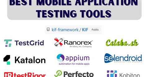 Image result for Mobile Automation Testing Tools