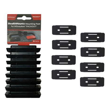 Buy Stealths Packout Feet | ing Feet for Milwaukee Packout System - 8 ...