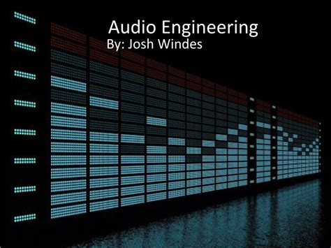 Image result for Audio Engineering Basics