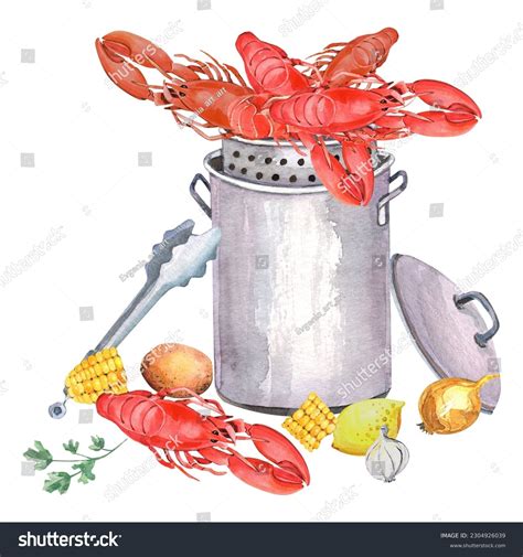 Crawfish Pot Clip Art