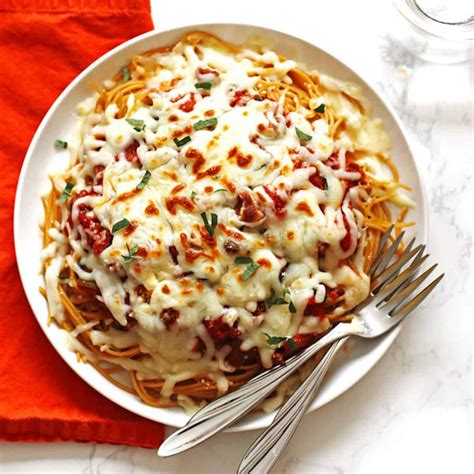 Easy Cheesy Spaghetti Recipe - Tried and True Recipes