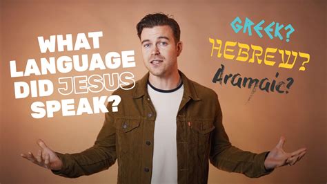 What Language Did Jesus Speak? The Historical Evidence Explained