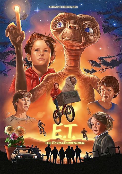 Pin de Gary Lee en E.T The Extra terrestrial | Carteles de películas ...