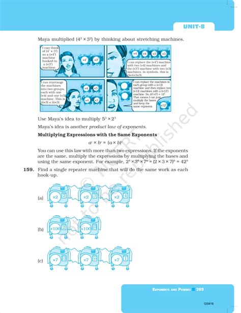 NCERT Exemplar Class 8 Maths Chapter 8 Exponents and Powers