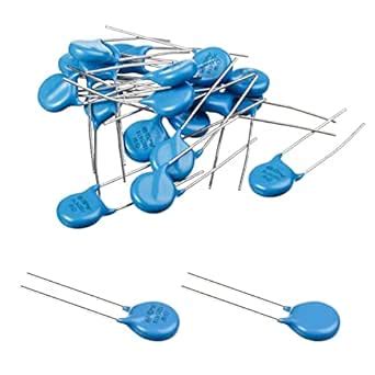 Fielect 20Pcs Radial Lead Disc Varistors AC 560V 10D561K/F7.5/L24 ...