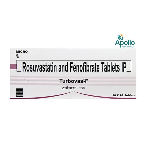 Turbovas F Tablet 10's Price, Uses, Side Effects, Composition - Apollo ...