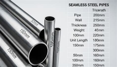 Seamless Pipes Weight Chart In Kg, Mm, Pdf | Complete Guide 2025