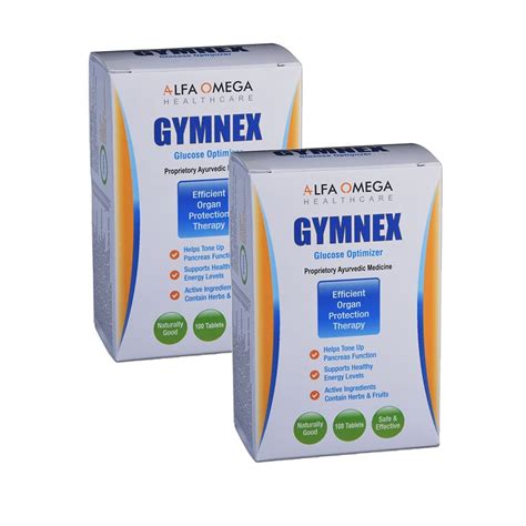 Buy GYMNEX Glucose Optimizer Tablets (Pack Of 2) | Ayurvedic Blood ...