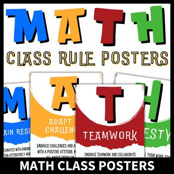 Math Classroom Rules 的图像结果