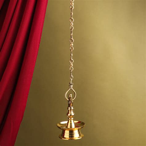 Shop Traditional Brass Hanging Diya for Pooja Room - Vedansh Craft