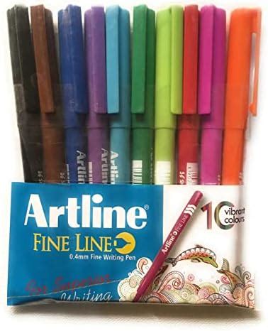 Artline Fine Line Fine Writing Pen|0.4Mm Tip Size|Smudge Free Pen ...