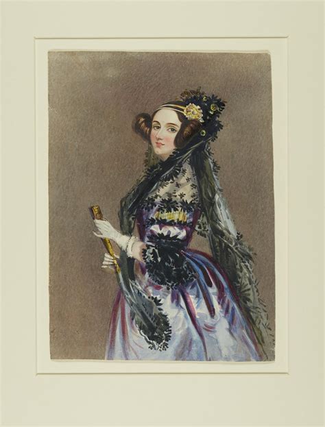 Retrato de Ada Lovelace, atribuido a Alfred Edward Chalon, Science Museum Group Collection