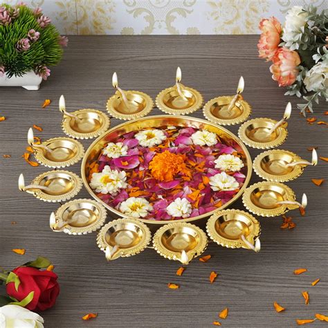 Buy CraftVatika Urli Bowl Diwali Gift Decoration Items for Home Decor ...
